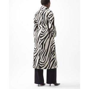 French Connection Grace Zebra Coat